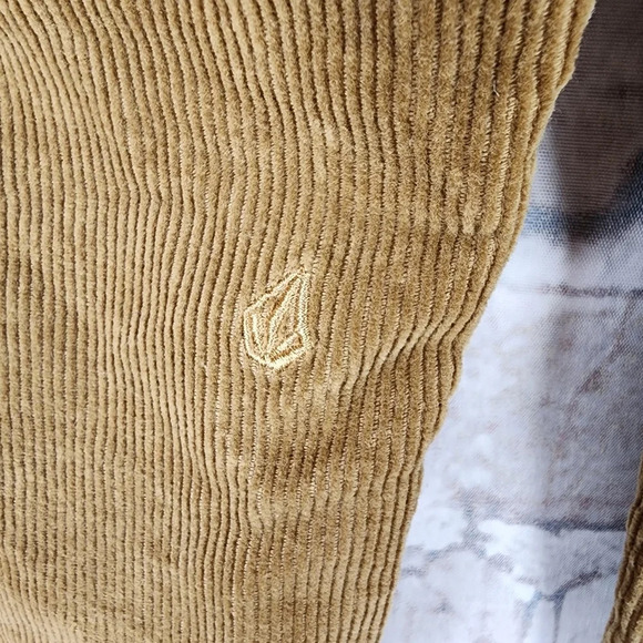 Volcom Stoned  Straight Corduroy Pants Caramel Size 24 - Picture 11 of 16